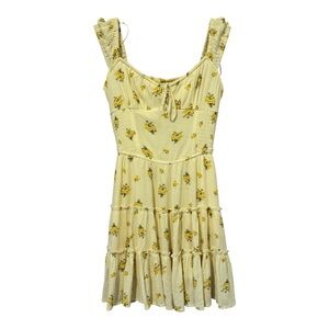 Floral Yellow Sundress NWT Sz XS